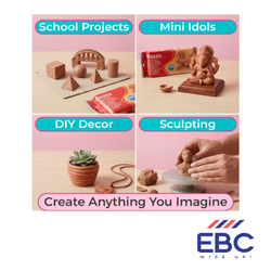 DOZEN Modelling Clay Terracotta 250 GM 